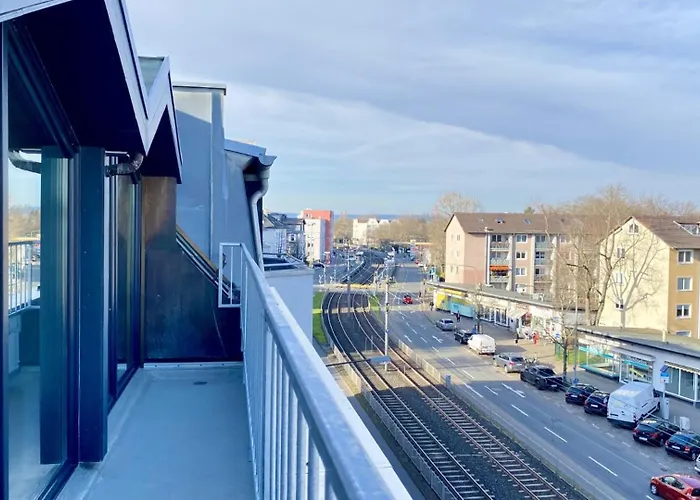 Schönes Erwachen im Frankfurter Penthouse